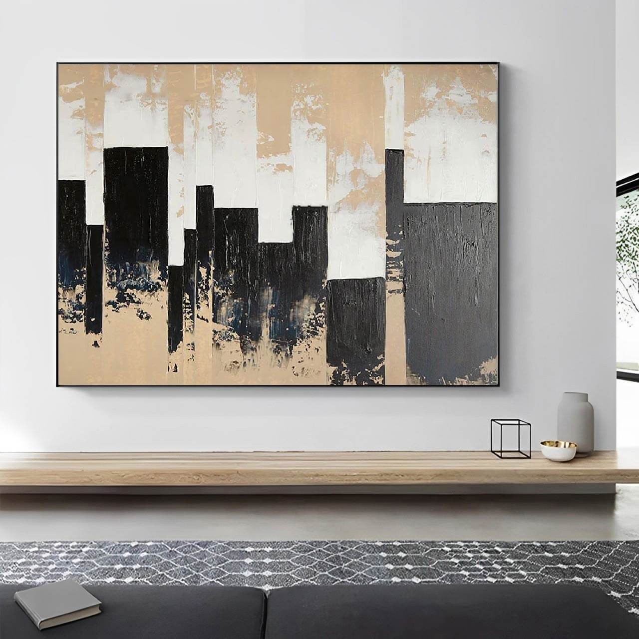 Ethereal Metropolis - Abstract City Painting