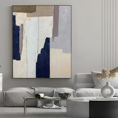 Motley - Extra Large Modern Colorful Abstract Painting on Canvas