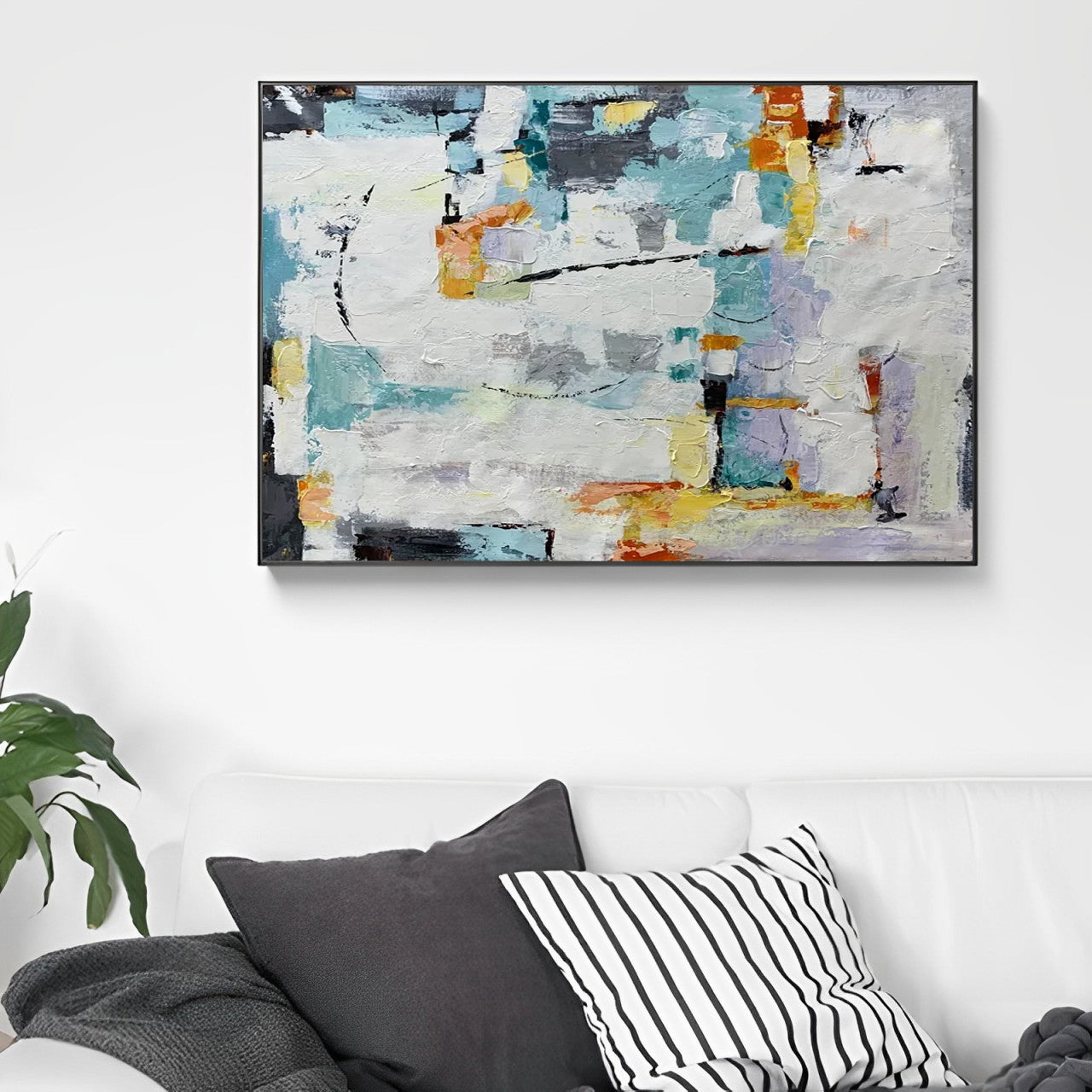 Vivid Echoes of Dreams - Abstract Colorful Painting