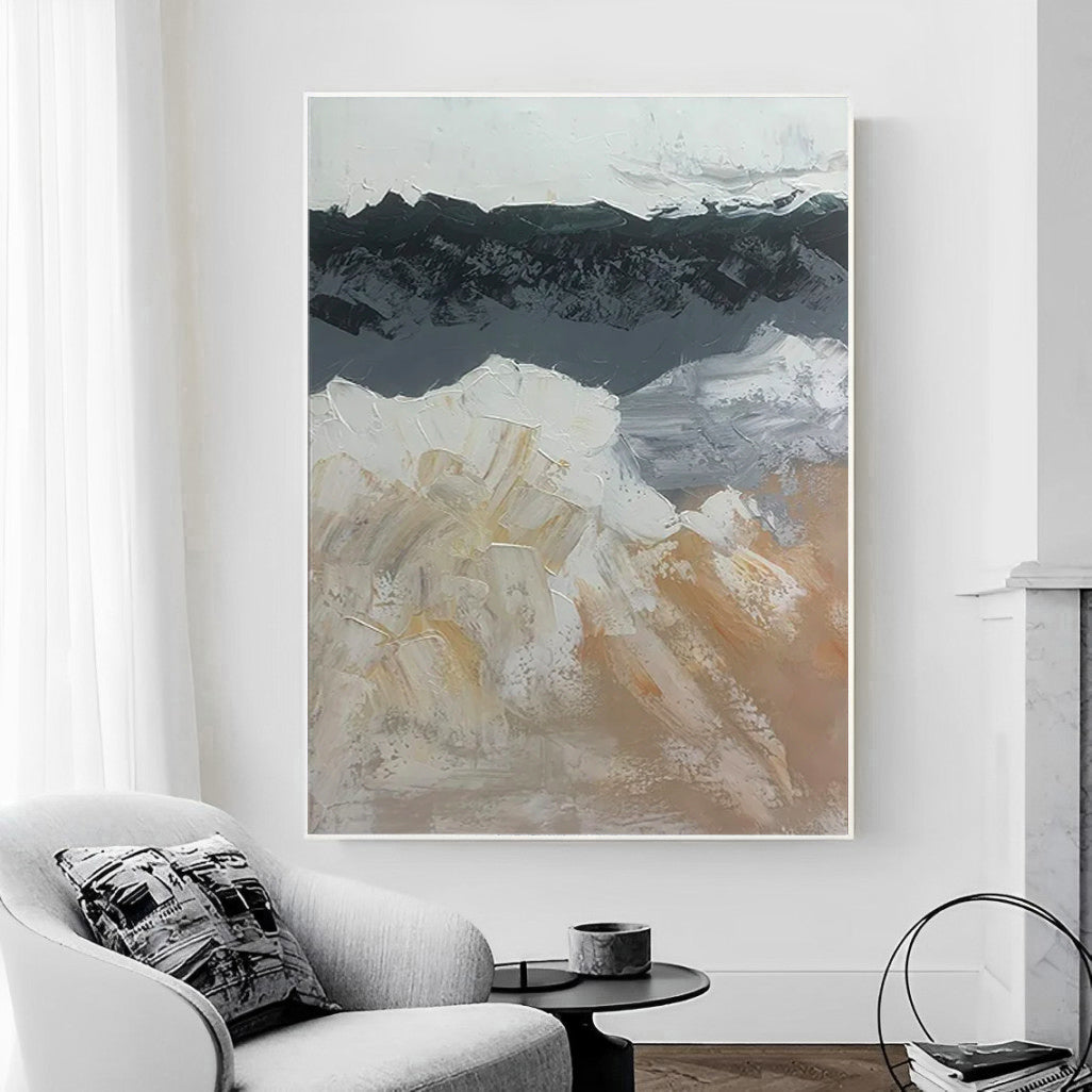 Panorama - Large Contemporary Abstract Landscape Painting on Canvas