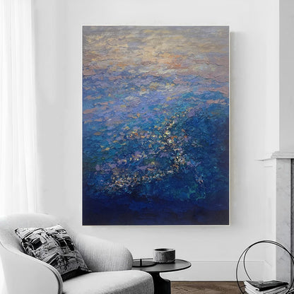 contemporary abstract landscape painting, Noho Art