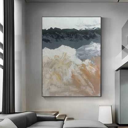 Panorama - Large Contemporary Abstract Landscape Painting on Canvas