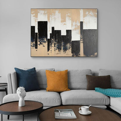 Ethereal Metropolis - Abstract City Painting