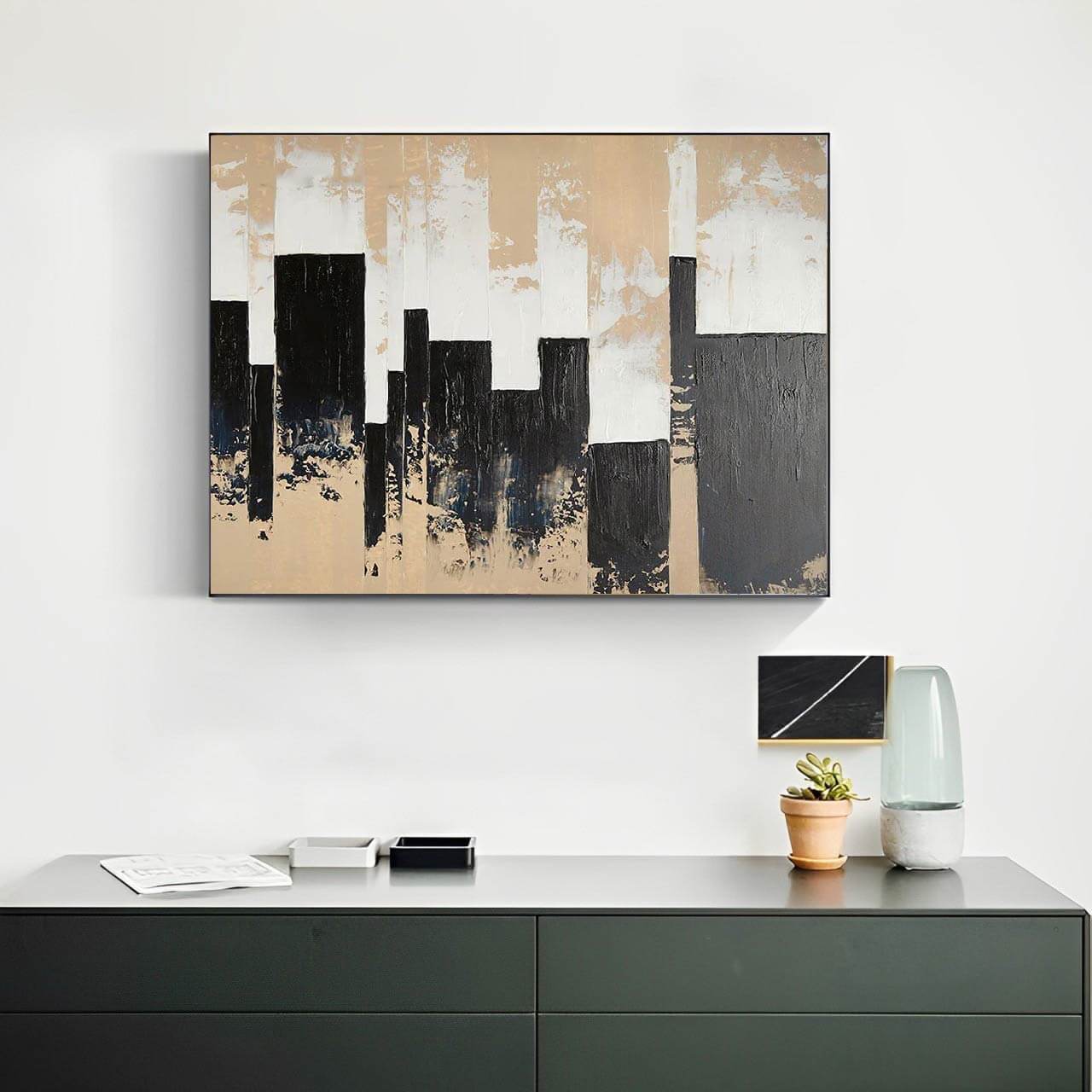 Ethereal Metropolis - Abstract City Painting