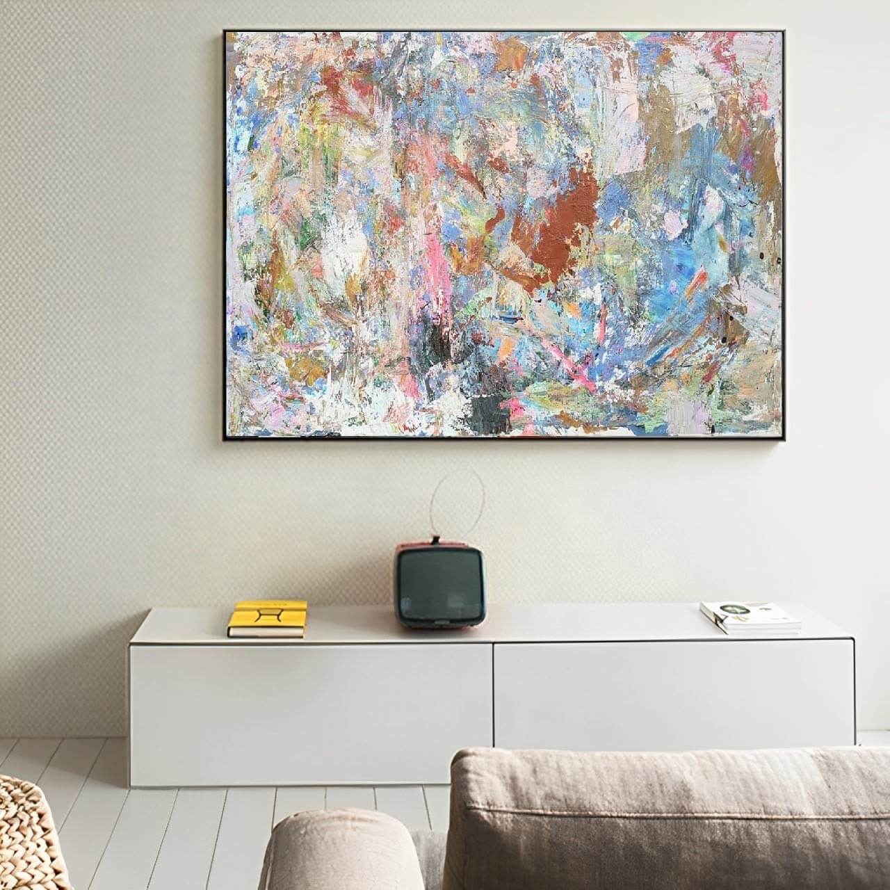 Prismatic Reverie - Colorful Abstract Large Painting