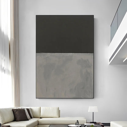 Artistic Aura - Black and Grey Painting