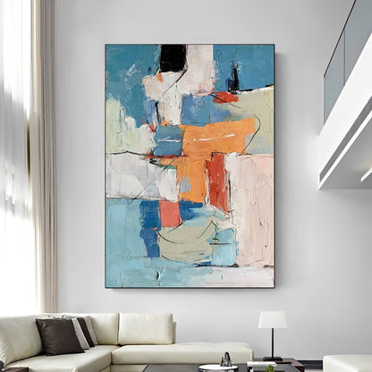 Shimmy - Colorful Large Wall Art Painting