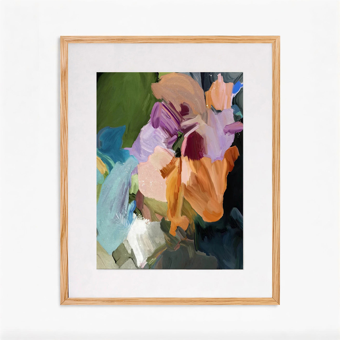 Lush - Colorful Abstract Wall Art Print