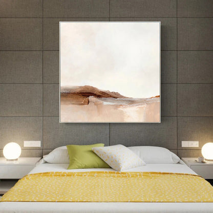 Sand - Abstract Minimalist Landscape Painting on Canvas