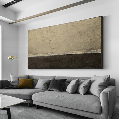 Splendeur - Large Gold and Brown Wall Art Painting on Canvas