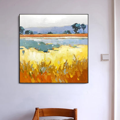 Dreamy - Large Color Field Painting on Canvas