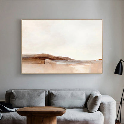 Sand - Abstract Minimalist Landscape Painting on Canvas