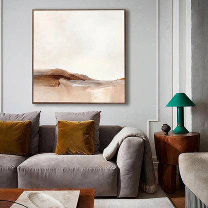 Sand - Abstract Minimalist Landscape Painting on Canvas