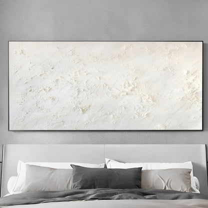 Blanche - Large White textured Painting