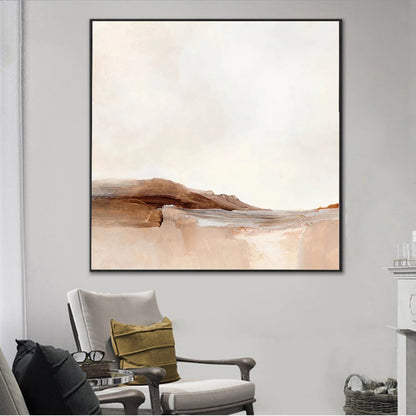 Sand - Abstract Minimalist Landscape Painting on Canvas