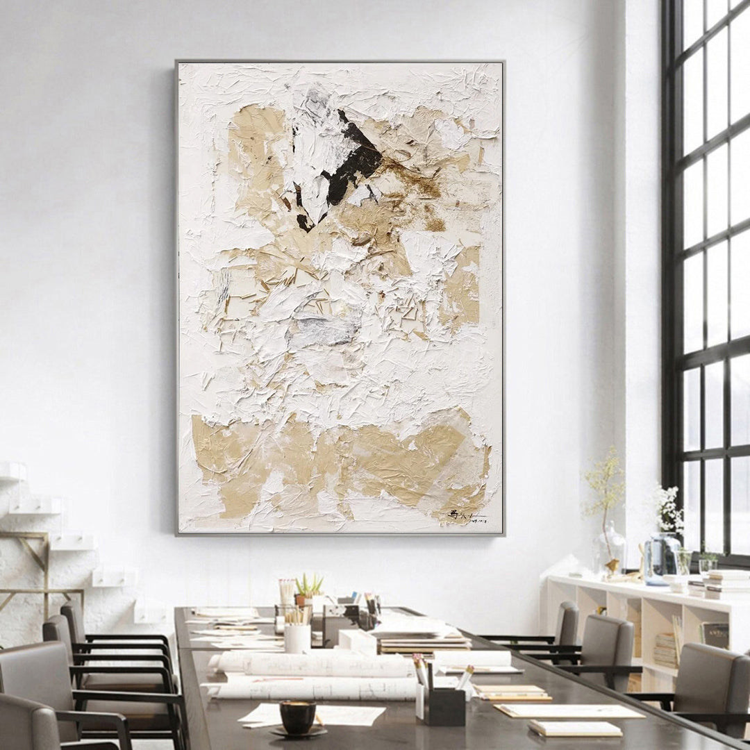 Beige Wall art painting