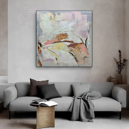 Magnit - Large Abstract and Colorful Oil Painting on Canvas