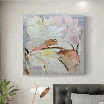 Magnit - Large Abstract and Colorful Oil Painting on Canvas