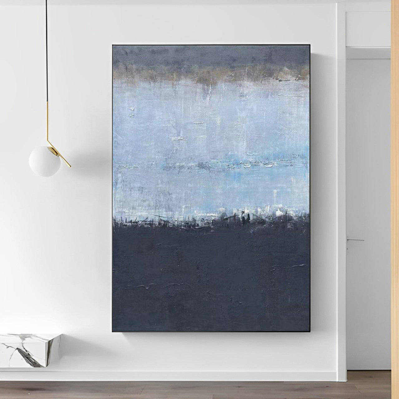 Blue abstract art, Modern Wall Art, Noho Art Gallery