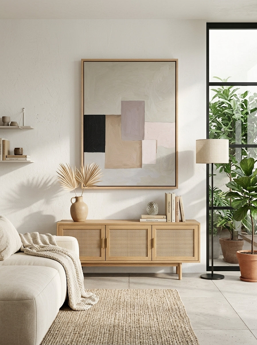 Modern Minimalist Art for Living Room Wall from Noho Art Gallery