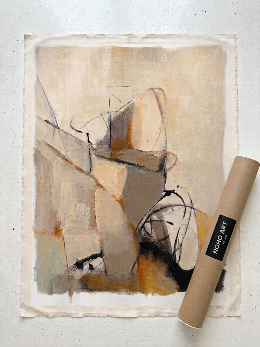 Contemporary Fine Art for Collectors by Noho Art Gallery Featuring Original Abstract Canvas