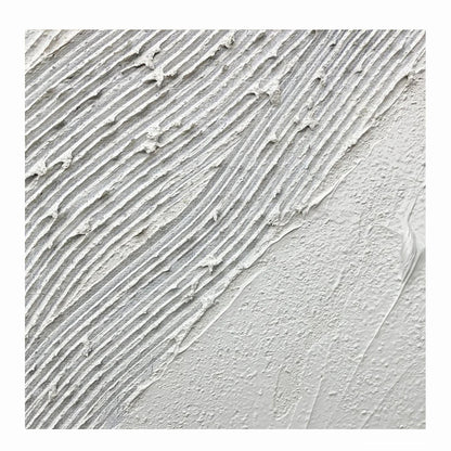 White on White Painting, Large Textured Art Canvas | Noho Art Gallery