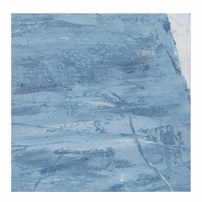 Blue Croquis - Extra Large Monochrome Blue Painting