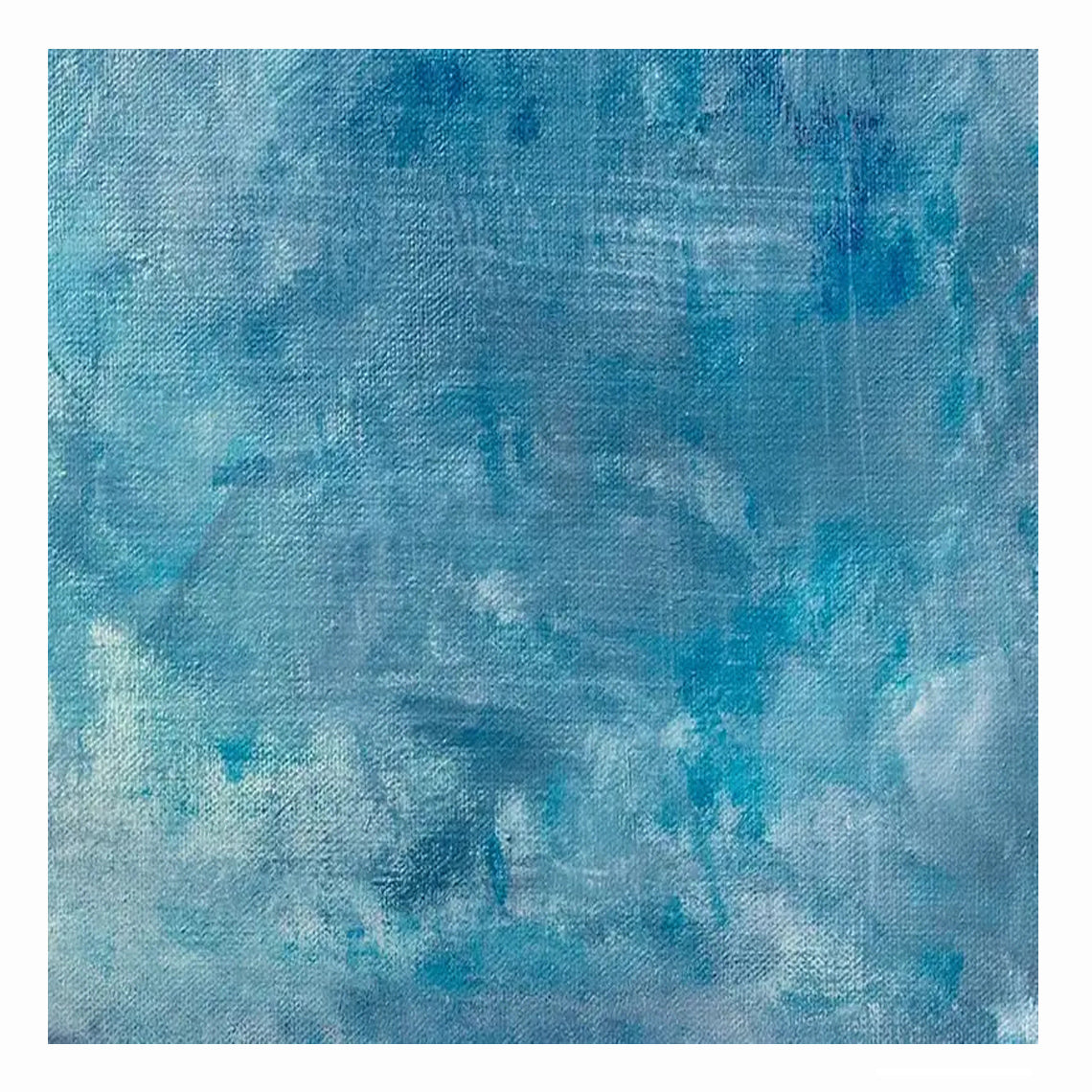 Gracious - Extra Large Blue Abstract Painting on Canvas