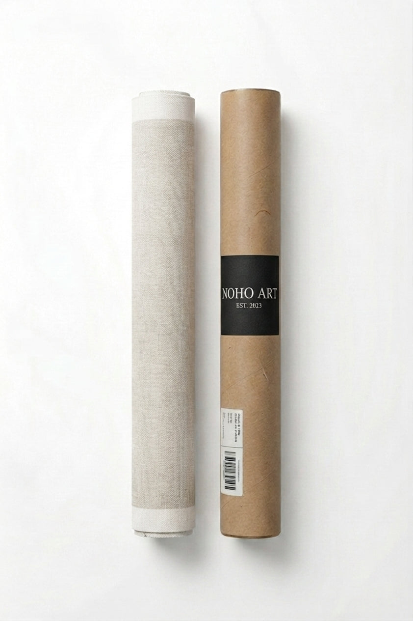 Roche - Textured Neutral Abstract Painting Original