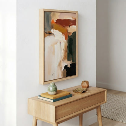 Roche - Textured Neutral Abstract Painting Original