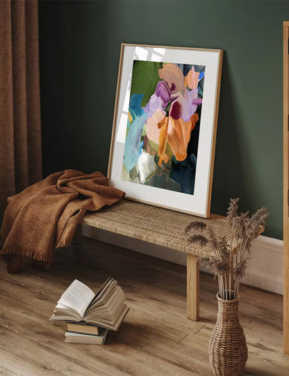 Lush - Colorful Abstract Wall Art Print