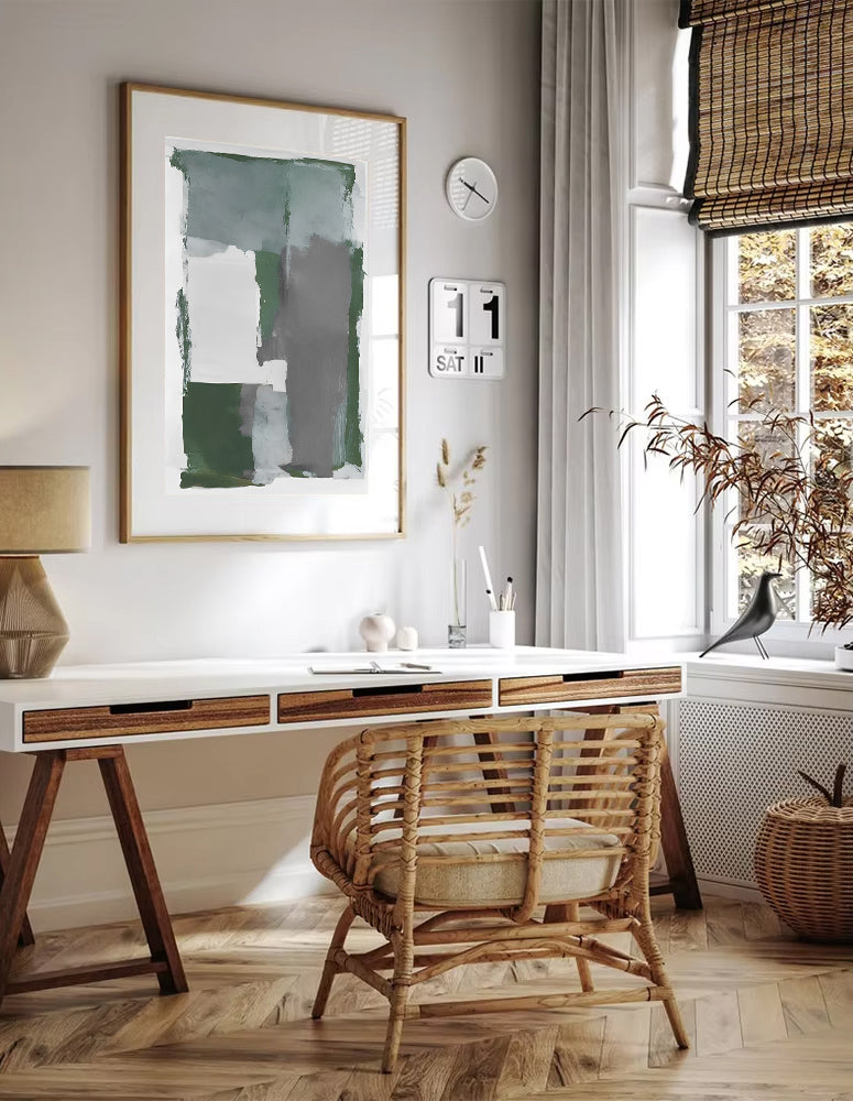 Grid - Minimalist Abstract Wall Art Print