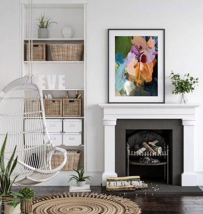 Lush - Colorful Abstract Wall Art Print