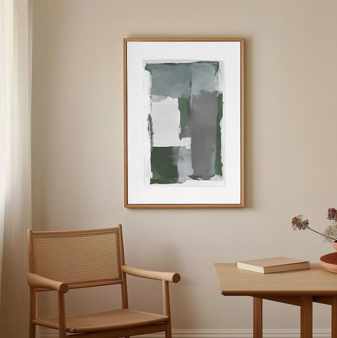 Grid - Minimalist Abstract Wall Art Print