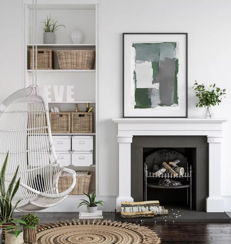 Grid - Minimalist Abstract Wall Art Print