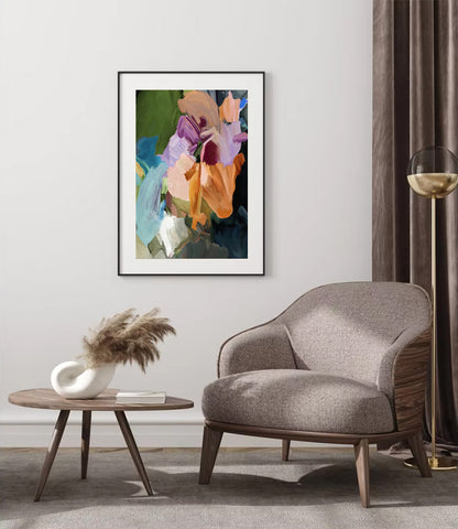 Lush - Colorful Abstract Wall Art Print