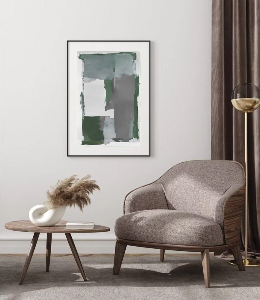 Grid - Minimalist Abstract Wall Art Print