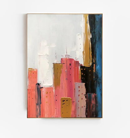 abstract city painting for sale, Noho art Gallery