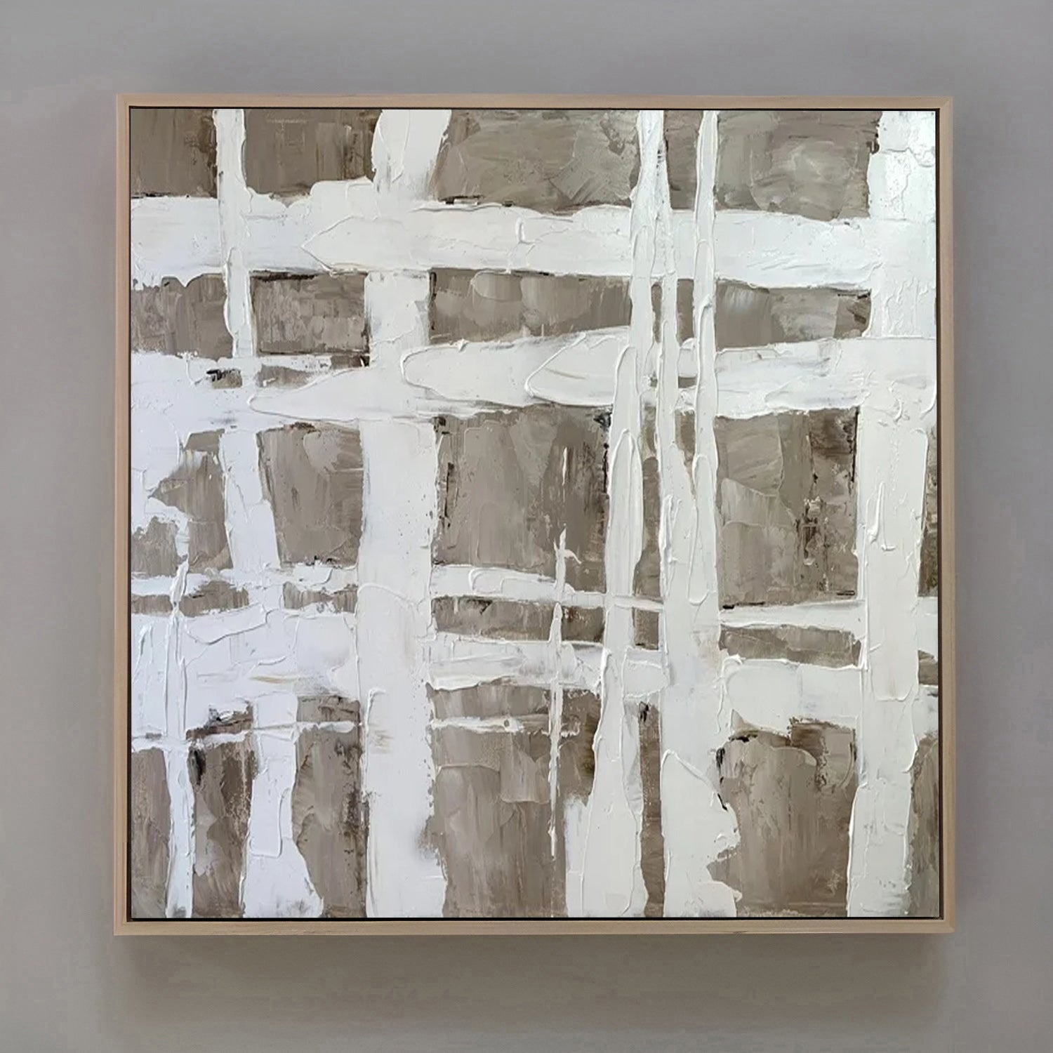 abstract painting beige