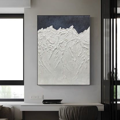 abstract painting mountains, 3D canvas painting, Noho Art Gallery