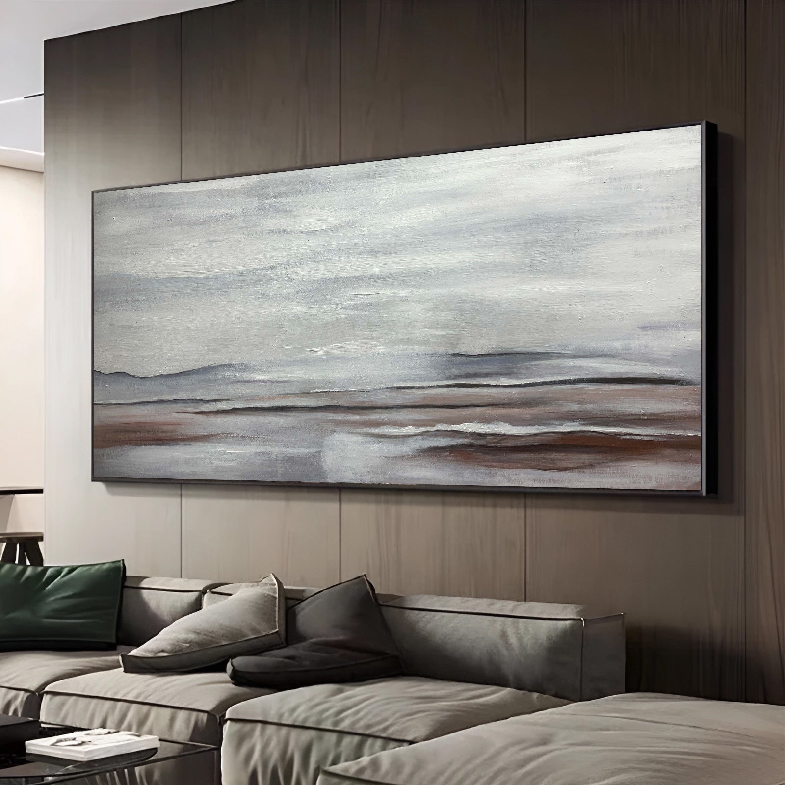 extra large abstract painting seascape for living room, Noho Art Gallery