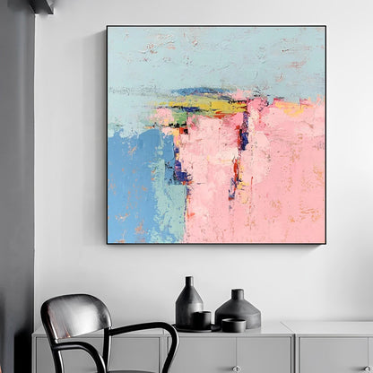 abstract wall art paintings, bright abstract colorful paint, Noho Art Gallery