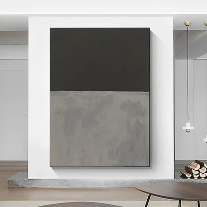 Artistic Aura - Black and Grey Painting