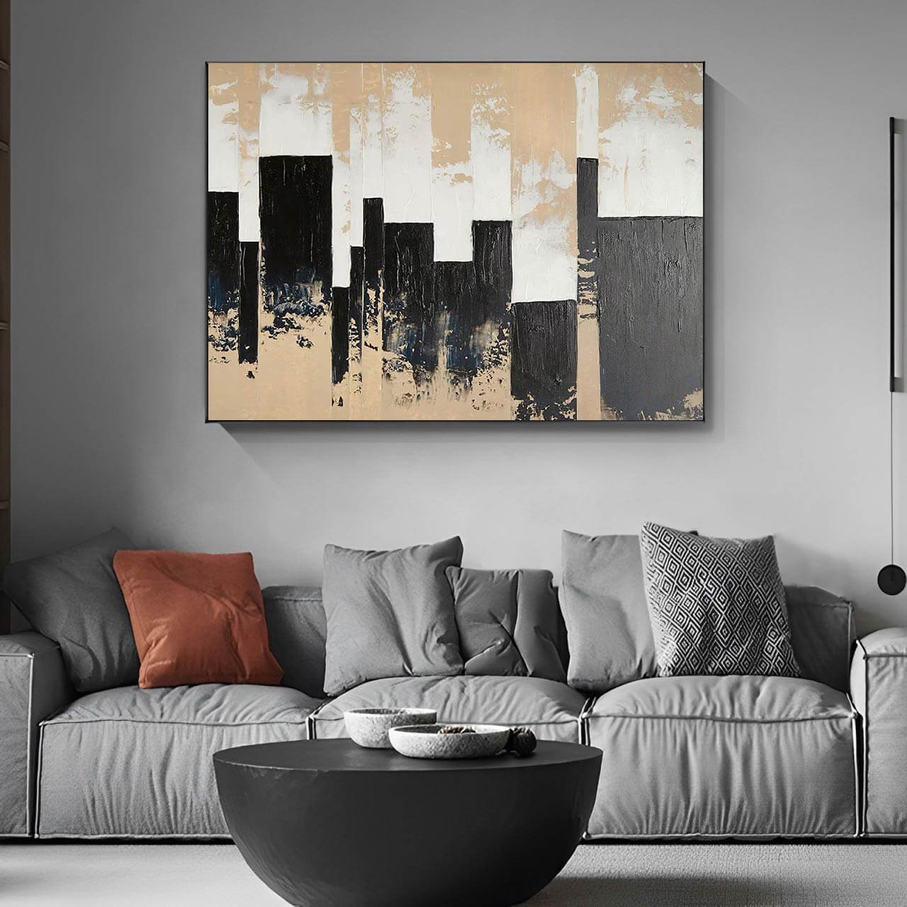 Ethereal Metropolis - Abstract City Painting