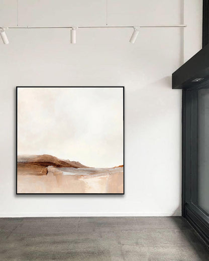 Sand - Abstract Minimalist Landscape Painting on Canvas