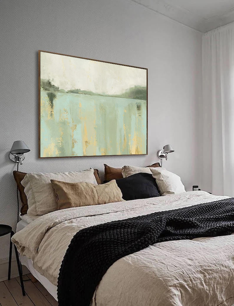 Landscape painting Bedroom wall art