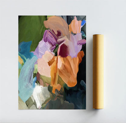 Lush - Colorful Abstract Wall Art Print