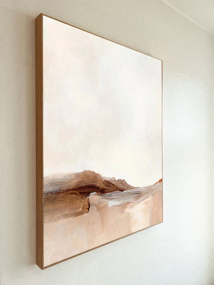 Sand - Abstract Minimalist Landscape Painting on Canvas