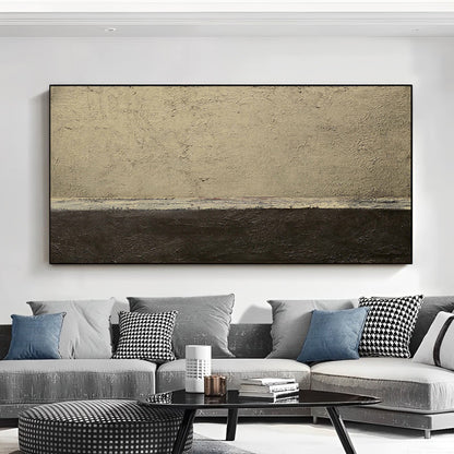 Splendeur - Large Gold and Brown Wall Art Painting on Canvas