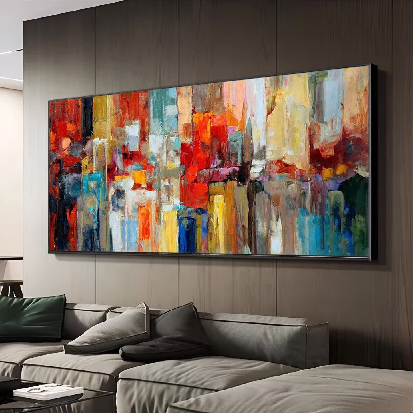 large abstract art paintinsgs